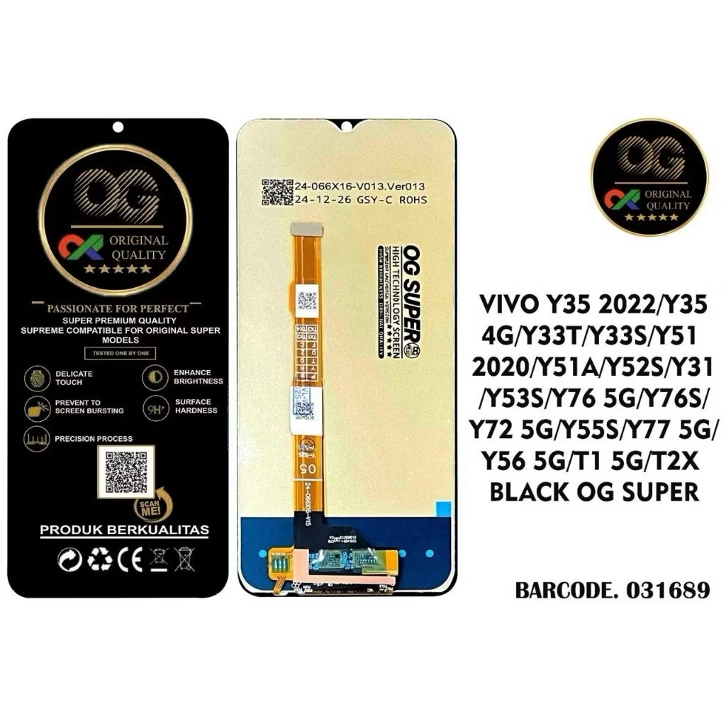 ( SHINE STAR ) LCD VIVO Y33S / Y51 2020 / Y52S / Y31S  FULLSET