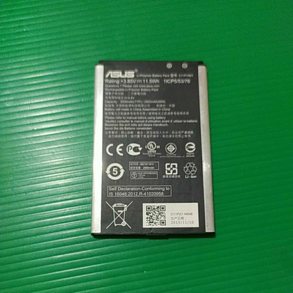 Baterai Asus Zenfone 2 laser ORI Cabutan