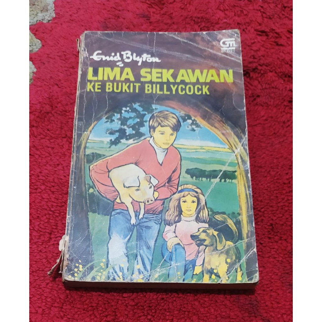 Novel Enid Blyton Lima Sekawan "Ke Bukit Billycock" cover lama 100%ORI koleksi pribadi