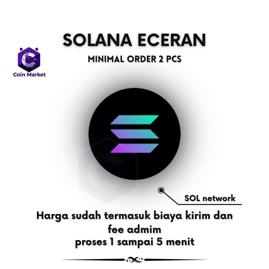 Solana eceran SOL ecer / crypto eceran