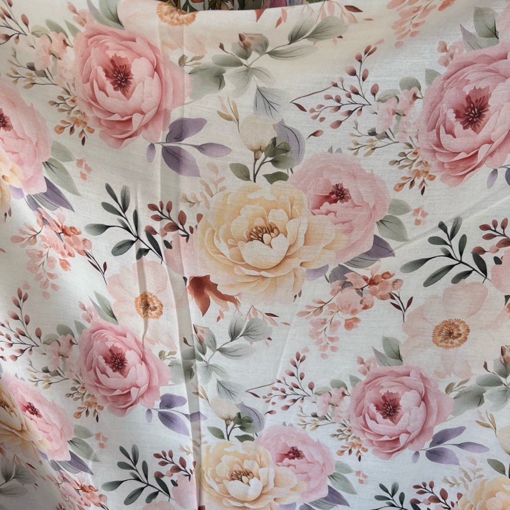 Kain Katun Rayon Viscose Premium | katun rayon | rayon motif | Rayon premium | Daster | Kemeja | Piy