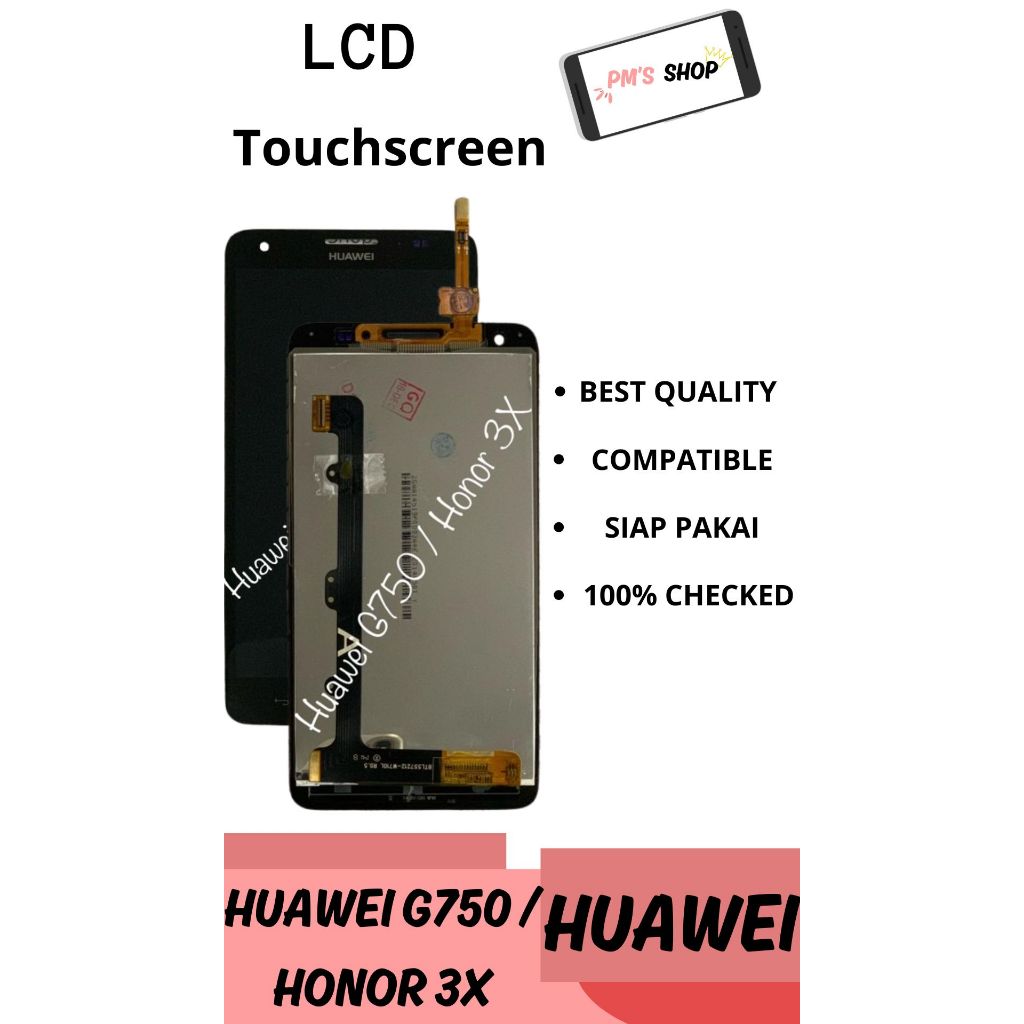 Lcd Touchscreen Huawei G750 / Honor 3X