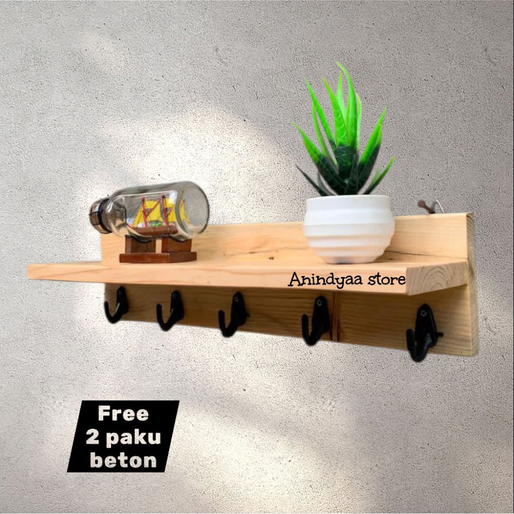 Gantungan Rak dinding gantungan baju minimalis murah