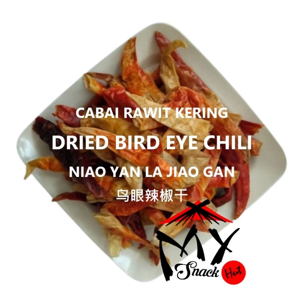 CABAI RAWIT KERING 250GR LOMBOK CILIK CABE KECIL SUPER PEDAS BERSIH CHILI CHILLI OIL TUMIS MEMASAK