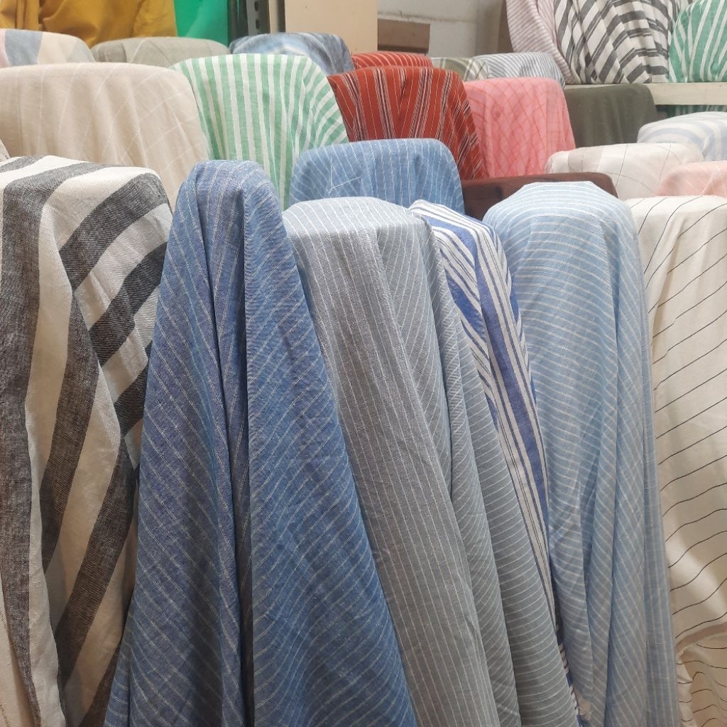 kain linen/HARGA PER 0.5meter/kain linen katun/bahan meteran/kain meteran