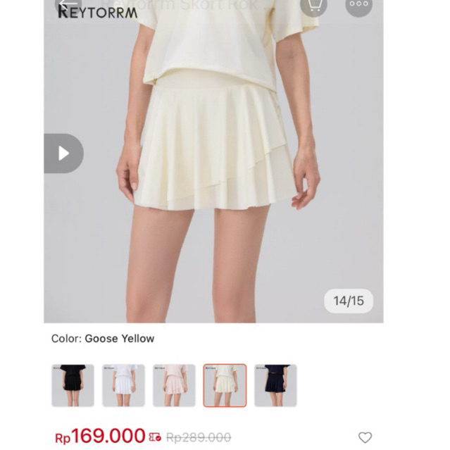 Preloved rok celana olahraga