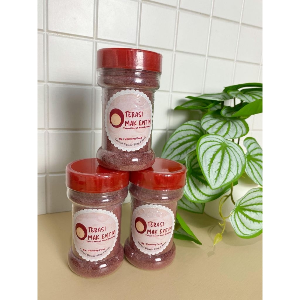 Terasj Merah Bandung / Terasi Matang / Terasi merah khas sunda / Terasi bubuk 100 gram