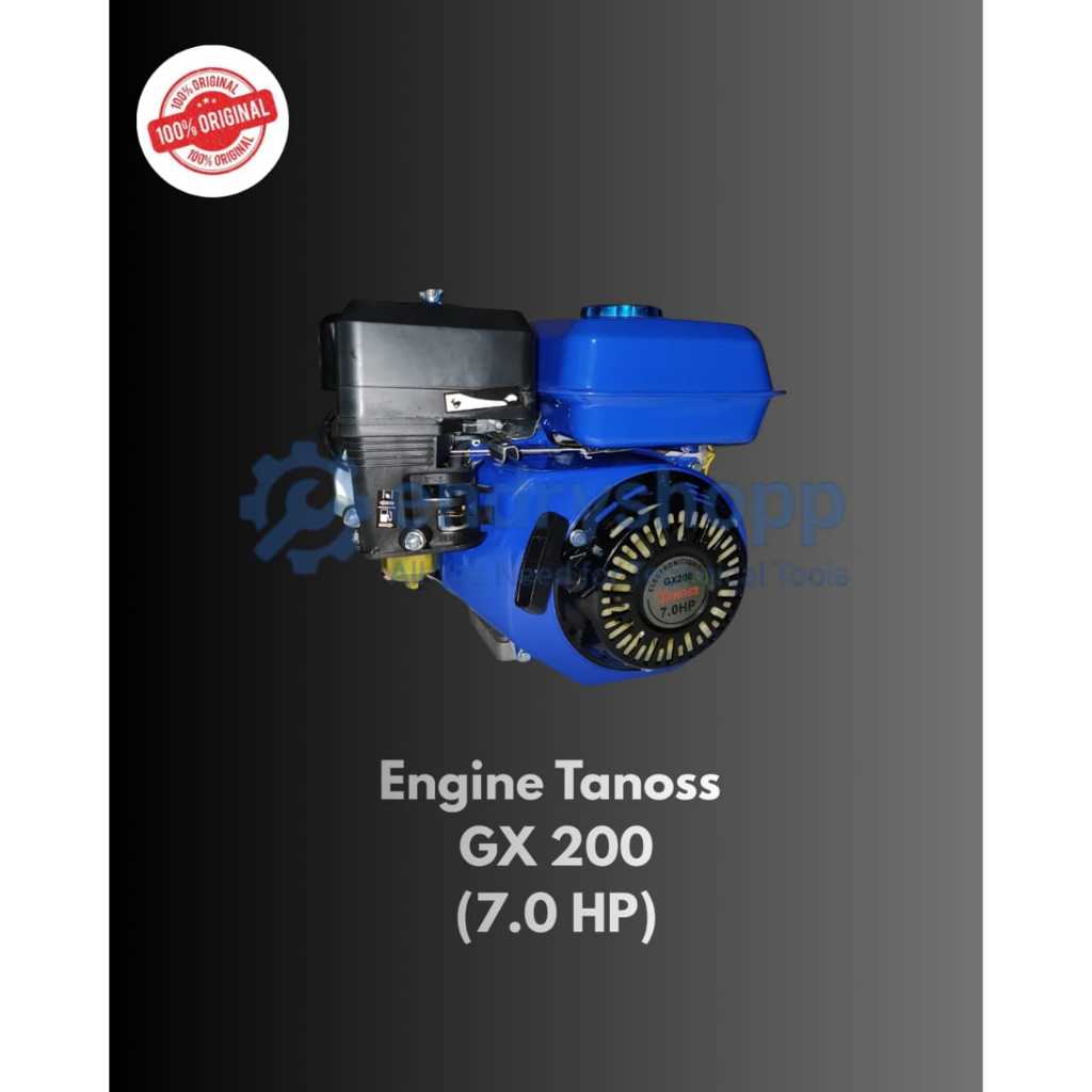 Engine TANOSS GX200 7.0 GX200 7.0 HP / Mesin Penggerak BENSIN Mesin Serbaguna untuk Pompa Air / Pert