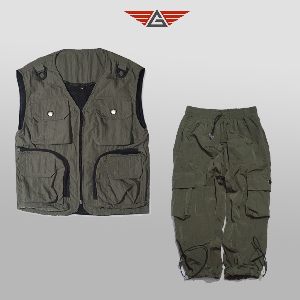 Setelan Rompi Anak Safari Outfit Anak Outdoor