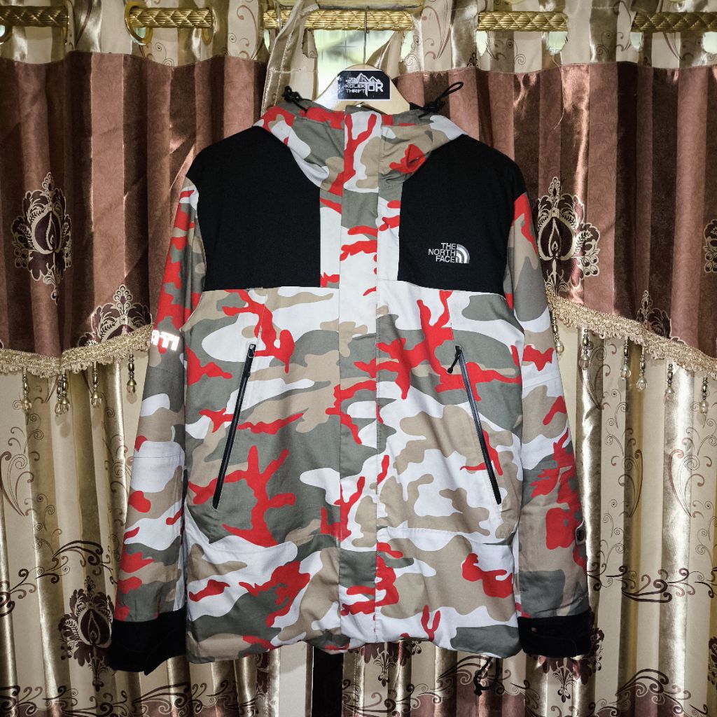 Jaket TNF Outdoor Gorpcore Camo Seri Dryvent