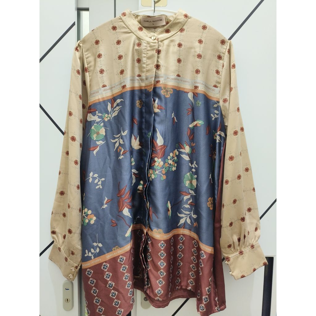 preloved blouse kamila wardrobe mahonggani