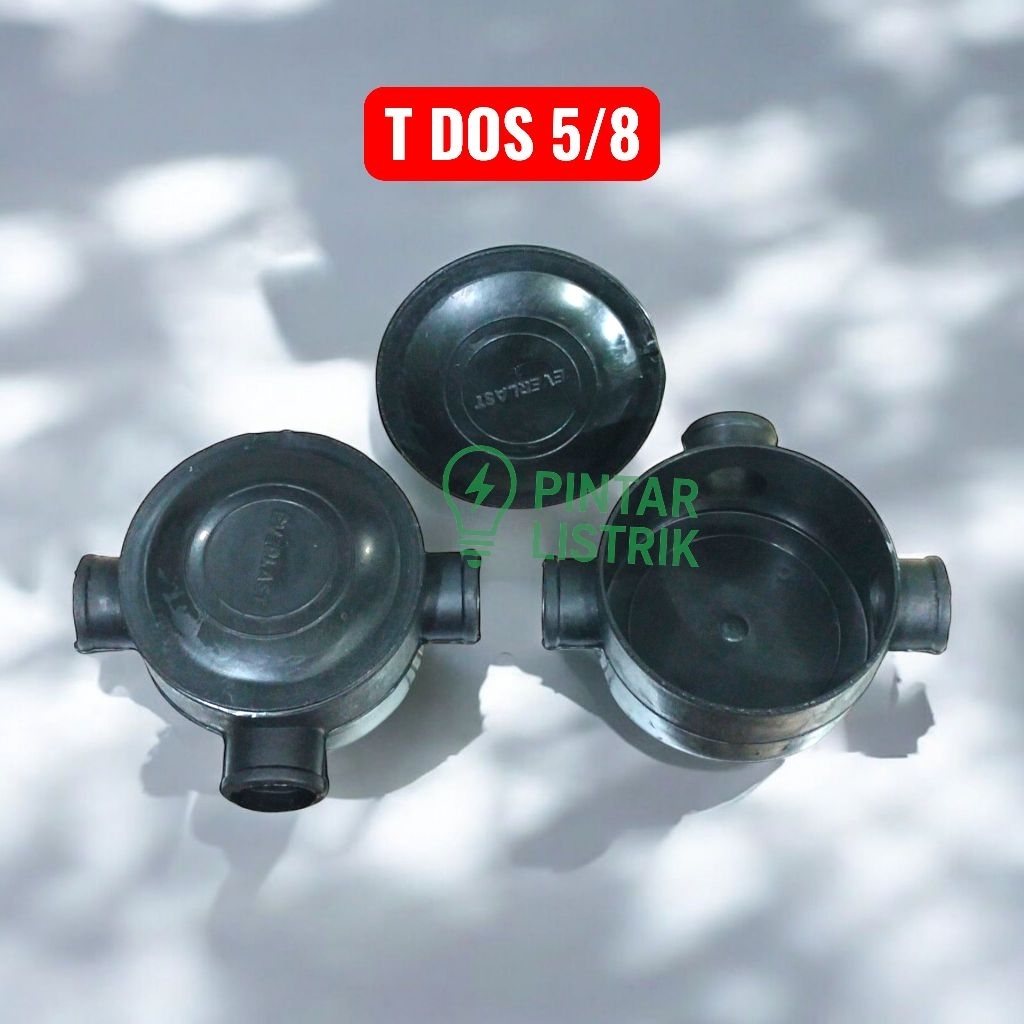 T Dus Listrik Hitam 5/8