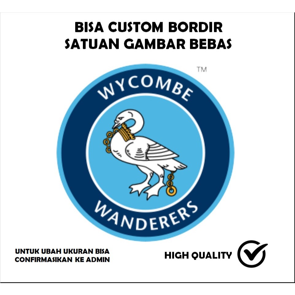 EMBLEM PATCH BORDIR LOGO CLUB BOLA TESTIMONI-QBS