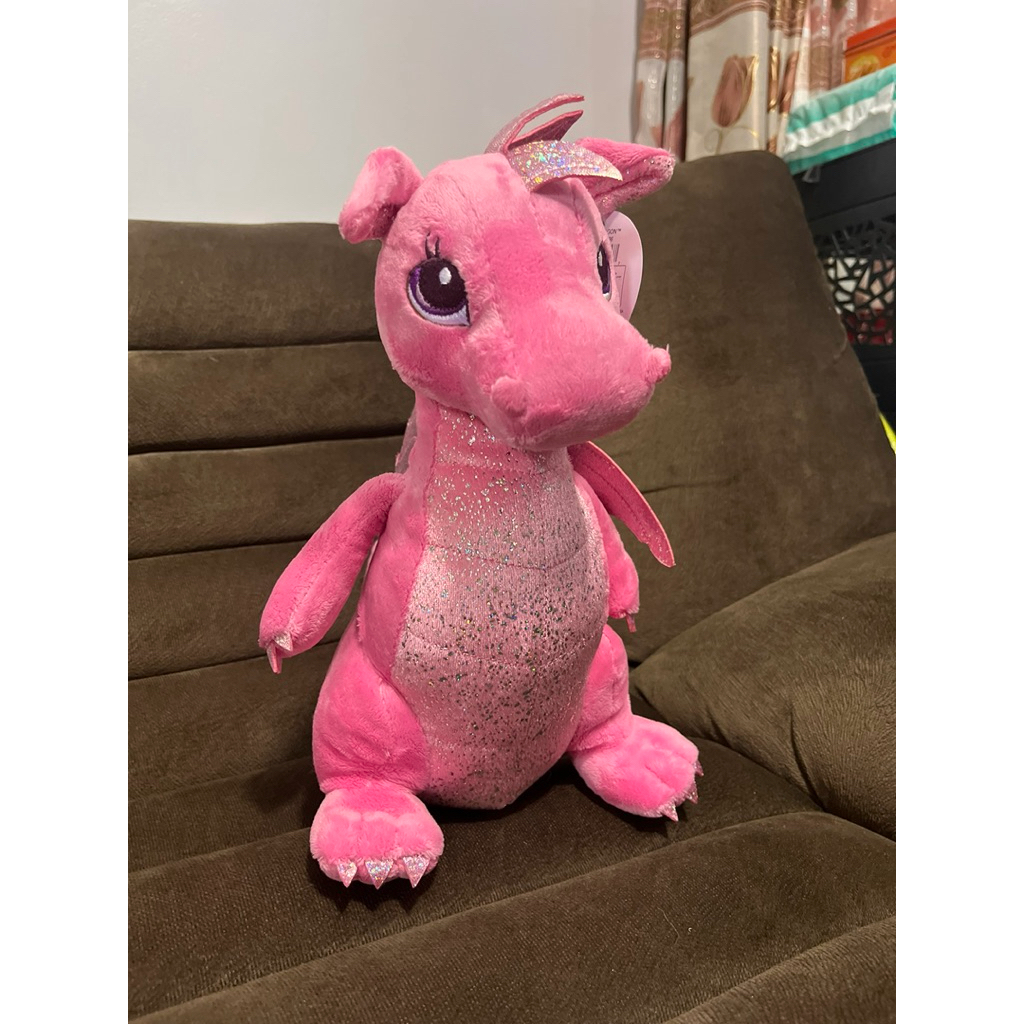 [BARU] Boneka kado/koleksi Naga pink Aurora Sparkle Tales newtag original
