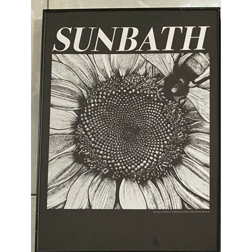 poster SUNBATH band ( sudah sama frame )