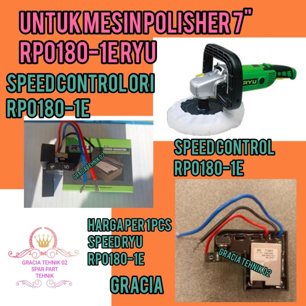 Ryu RPO180-1E Mesin Poles