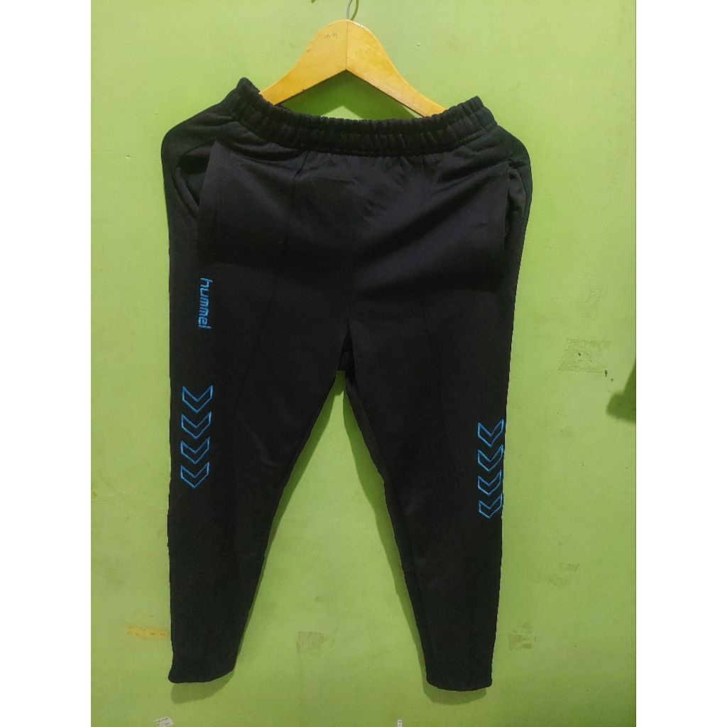 Celana Panjang long Training Track pants Hummel Slim outdoor Sport Preloved