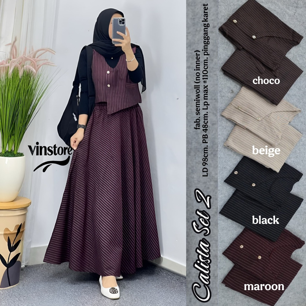 Calista Set Rok Wanita by Vinstore