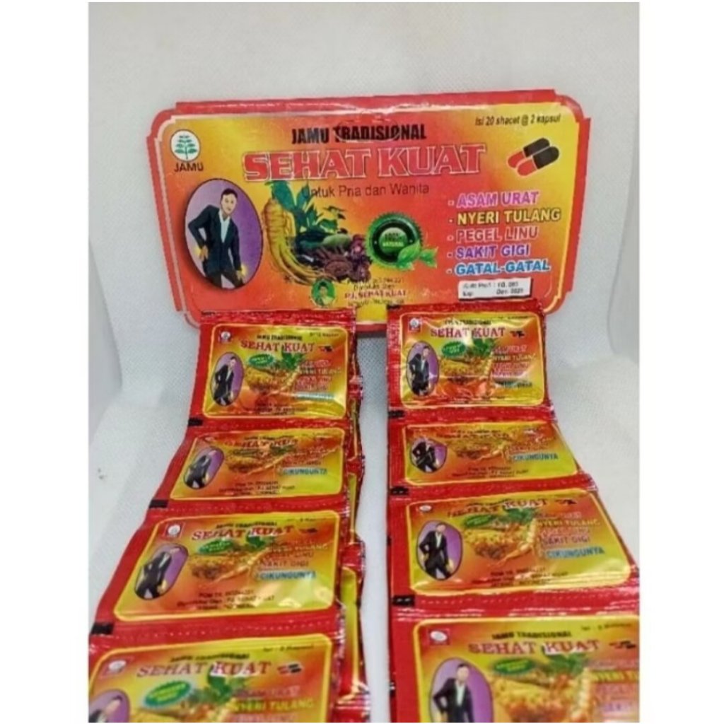 Jamu Sehat Kuat Original Obat Asam Urat 20 Sachet