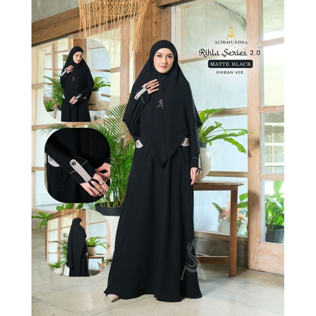 ALTHAFUNISSA/Rihla 2.0 set khimar by Althafunissa/Set khimar terbaru/Set khimar premium/Set khimar e