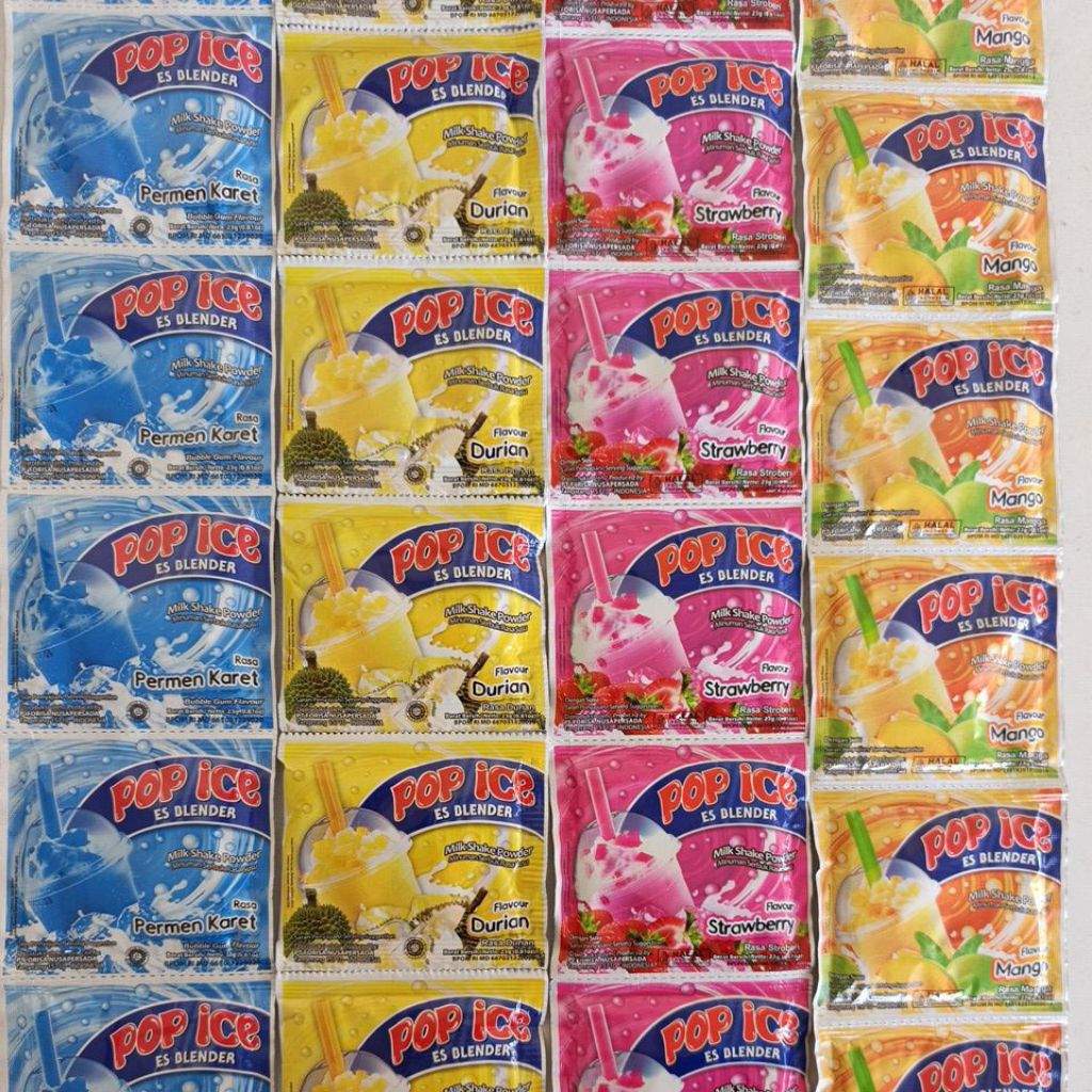 Pop ice Es Blender milk shake// ada rasa baru