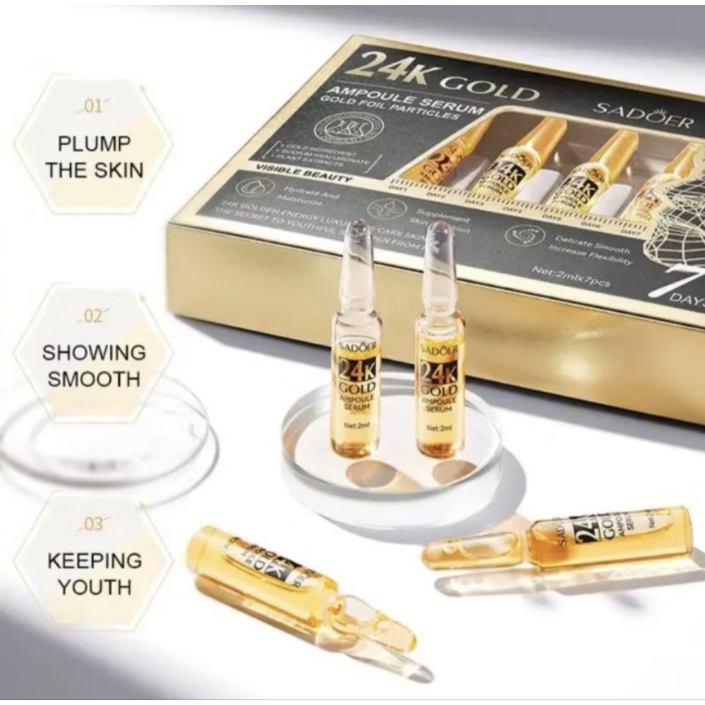 GOLD AMPOULE SERUM 24K ESSENCE SADORE SERUM WAJAH
