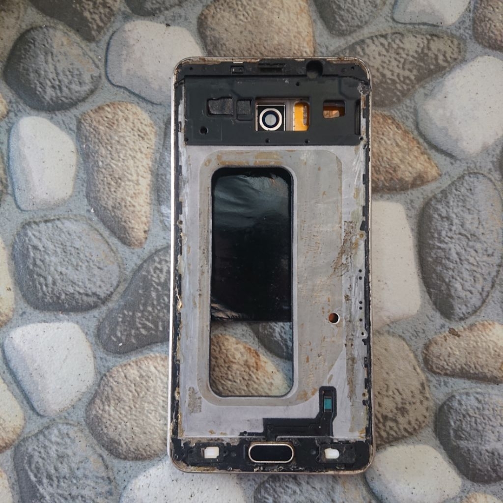 Frame Bezel Dudukan Lcd Samsung A7 2016 / A710F Original Copotan