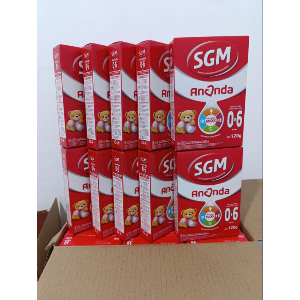 susu bayi  sgm usia  0-6 bulan 120 gr gratis bubble wrap kardus