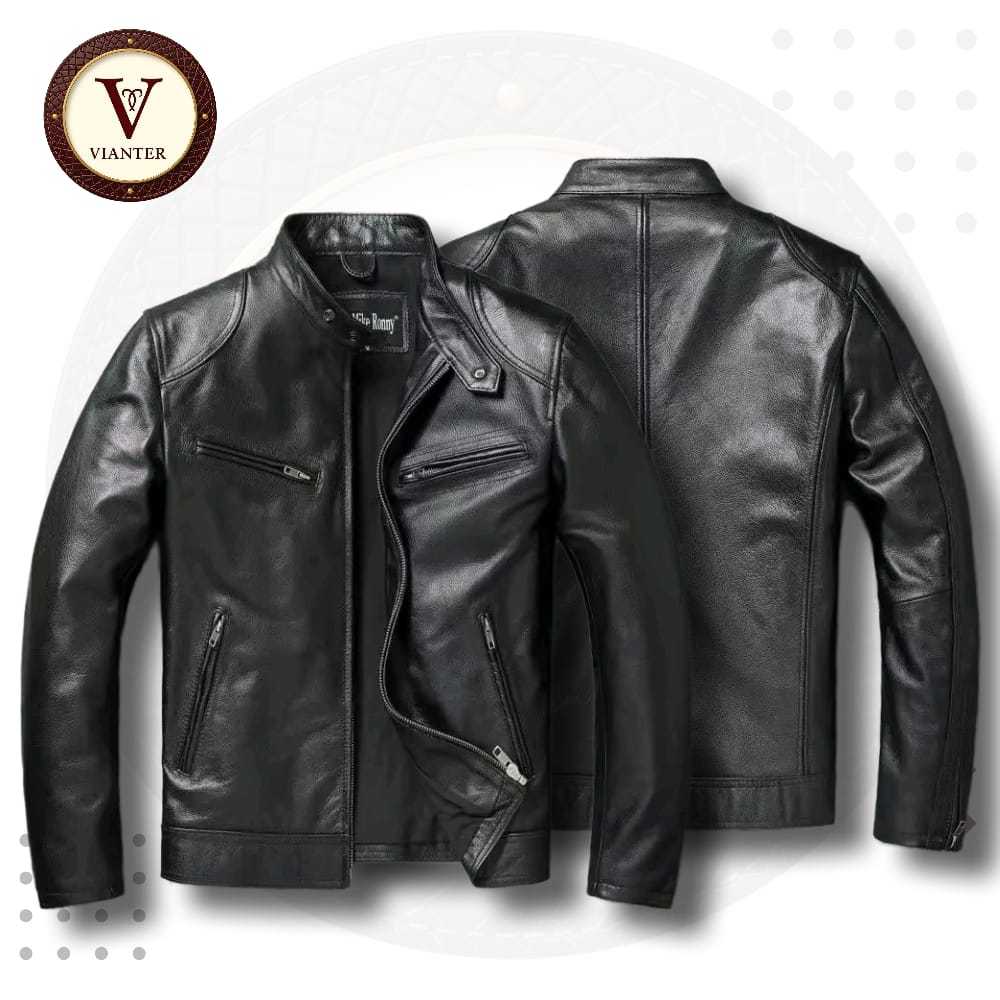 Jacket Kulit Pria Premium Anti Angin Keren