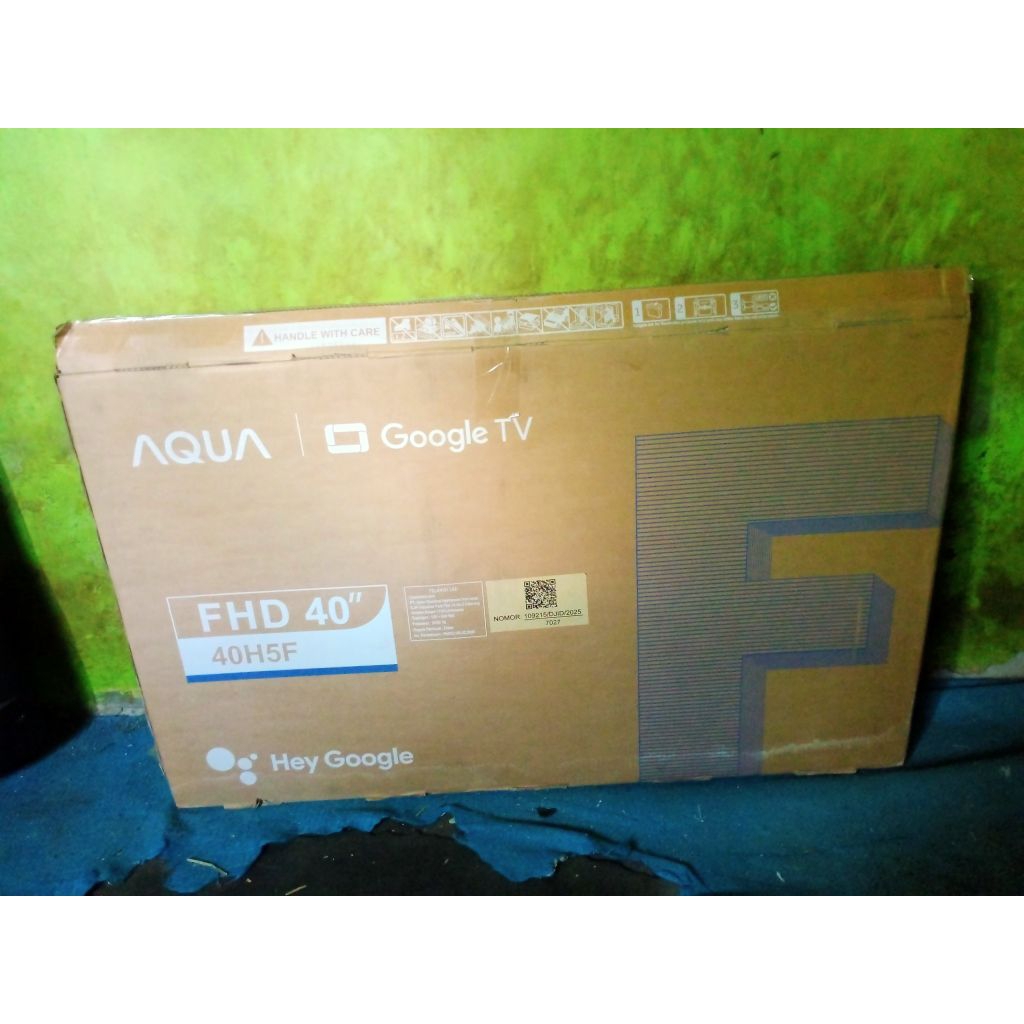 Kardus Dus Box Tv LED AQUA 40 inch Free Storofoam
