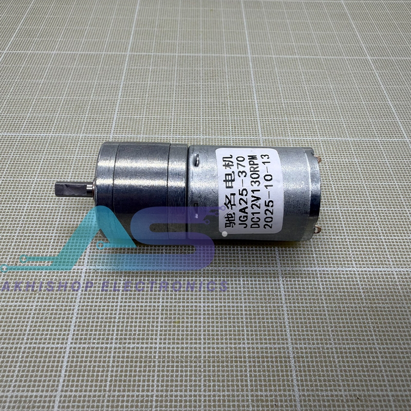 High Torque Motor DC 25GA370 12V 130RPM 100RPM