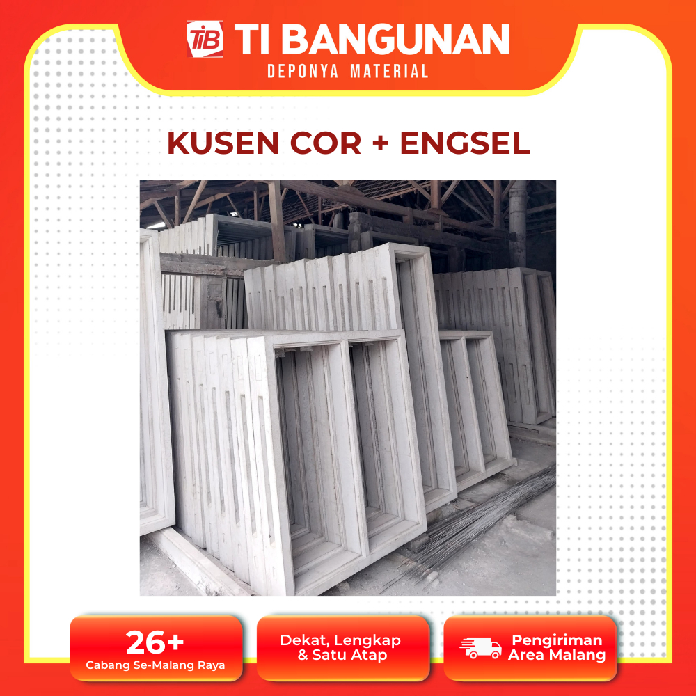 JUAL KUSEN PINTU DI MALANG - JUAL KUSEN PINTU COR UKURAN 60, 70, 75, 80, 90, 100, 110, 120 PLUS ENGS