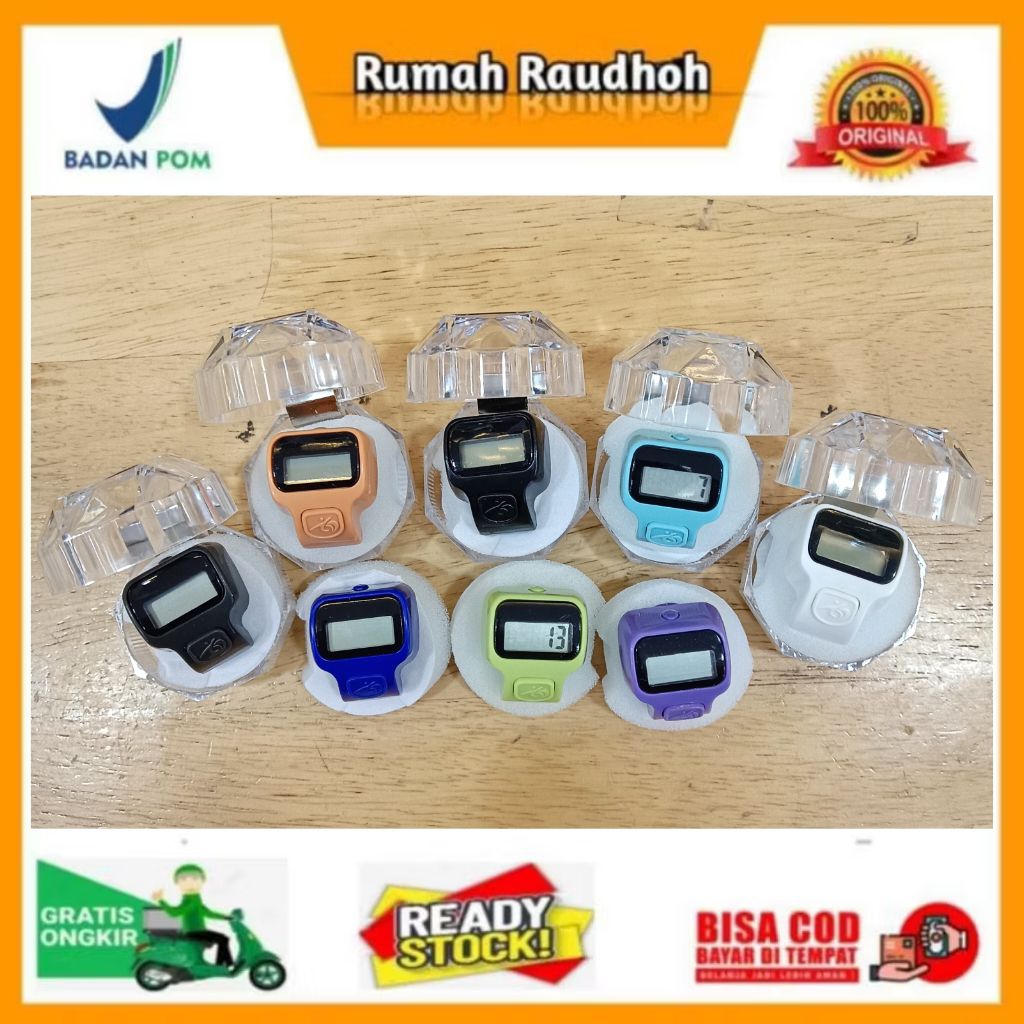TASBIH DIGITAL CINCIN MINI LED - ALAT HITUNG DZIKIR PERLENGKAPAN IBADAH