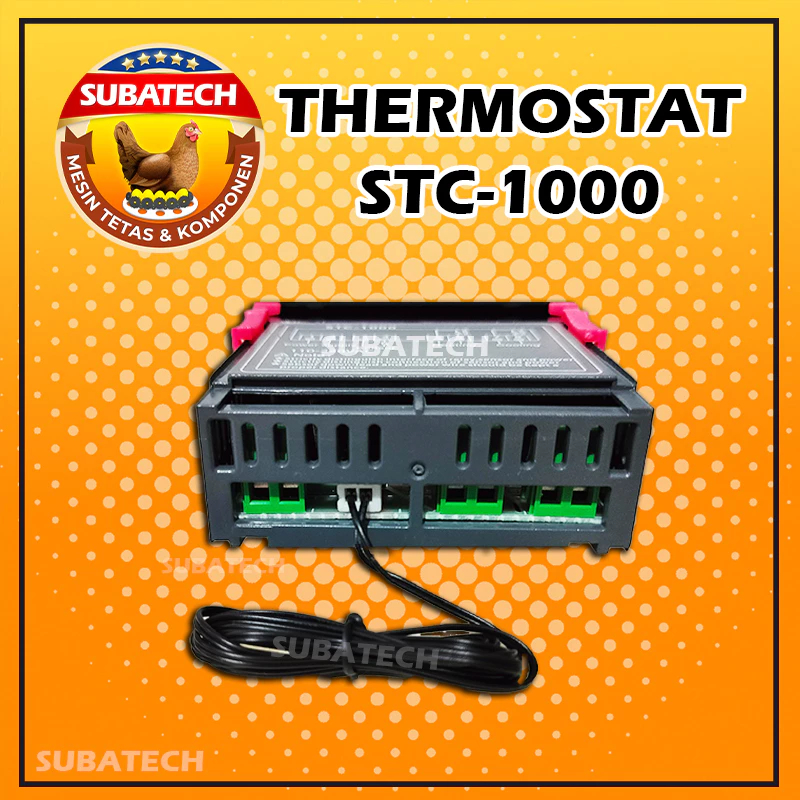 (The Ham's)  Thermostat Termostat Digital STC-1000 Mesin Tetas Telur Full Otomatis Penetas STC1000