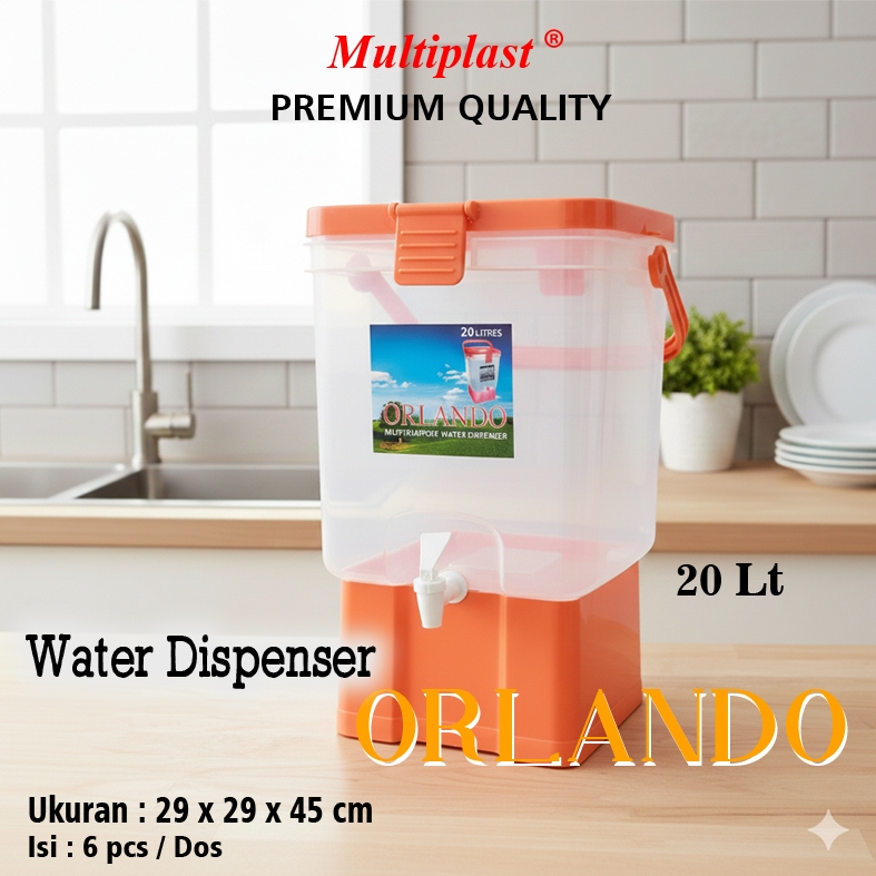 Dispenser Air Minum 20 Liter Water Dispenser 20 Ltr ORLANDO MULTIPLAST