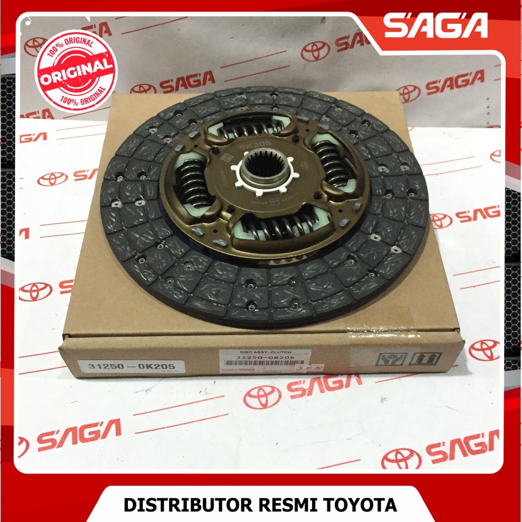 SAGA | Kain Klos/ Plat Kopling Clutch Disc Hilux Diesel Fortuner Diesel 31250-0K205