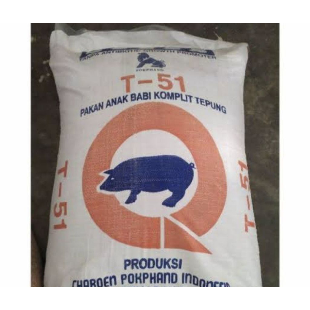 Pur Babi Crumble Pakan Babi Anakan Penggemukan T51 Sekilo