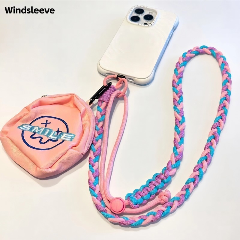 New Lanyard hp fashionable cute mini bag /universal semua hp /gantungan hp aesthetic korea /tali hp 