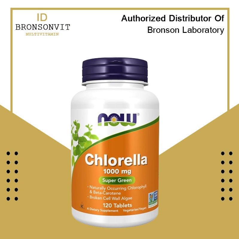 Now Foods Chlorella 1000 mg 120 Tablets