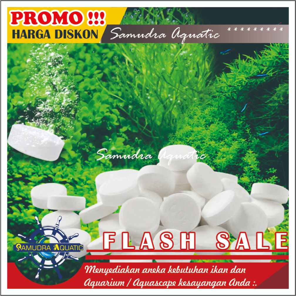 CO2 Tablet Aquascape | CO2 Tablet Per Pcs (Per Biji) | CO2 Tablet Tanaman Aquarium