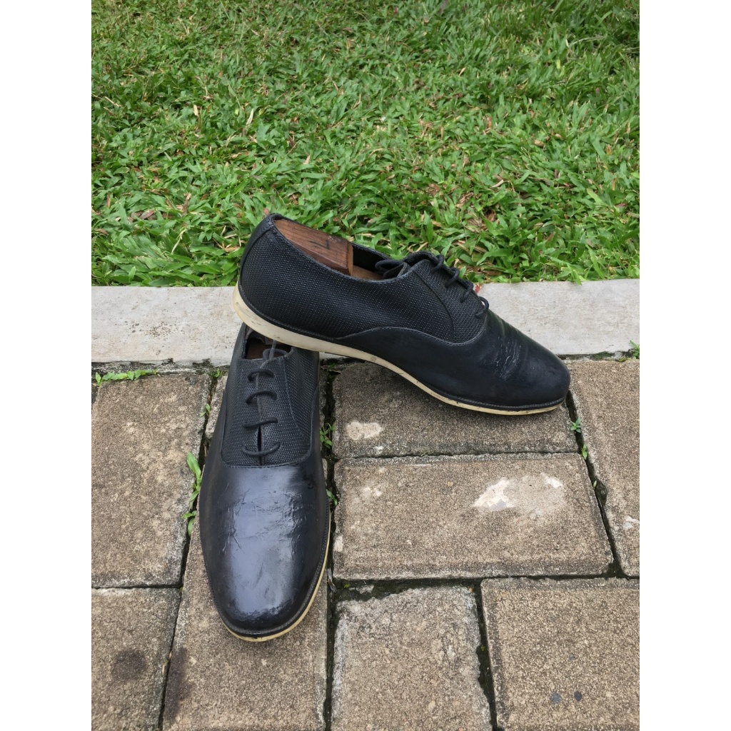 Sepatu Second Kulit Original Oxford Zara