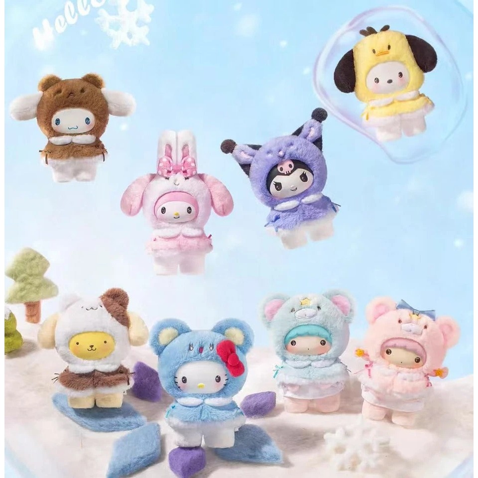 Sanrio Characters Small Cape Series Vinyl Plush Pendant Blind Box