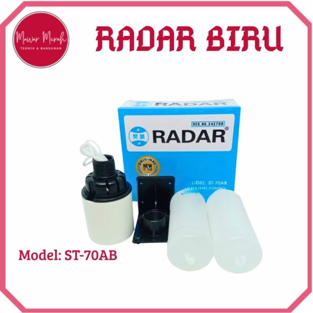 Pelampung RADAR ST-70AB ORIGINAL/Otomatis Toren Air BIRU ST-70AB