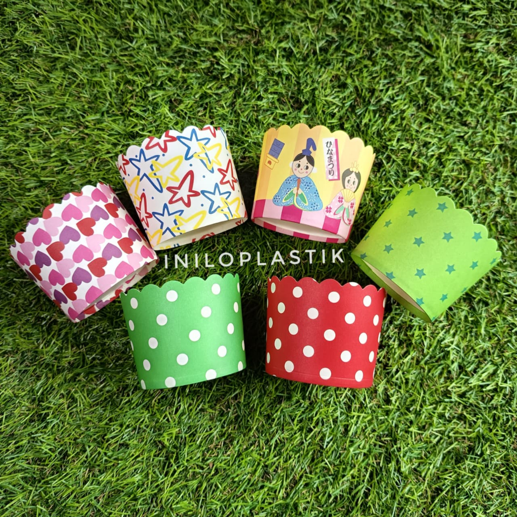 Cup Muffin Kertas (M) / Paper Cup Cake Muffin [50pcs] / Kertas Muffin Oven Kukus