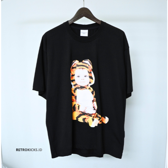 ADLV BABY FACE BABY TIGER SHORT SLEEVE T-SHIRT BLACK