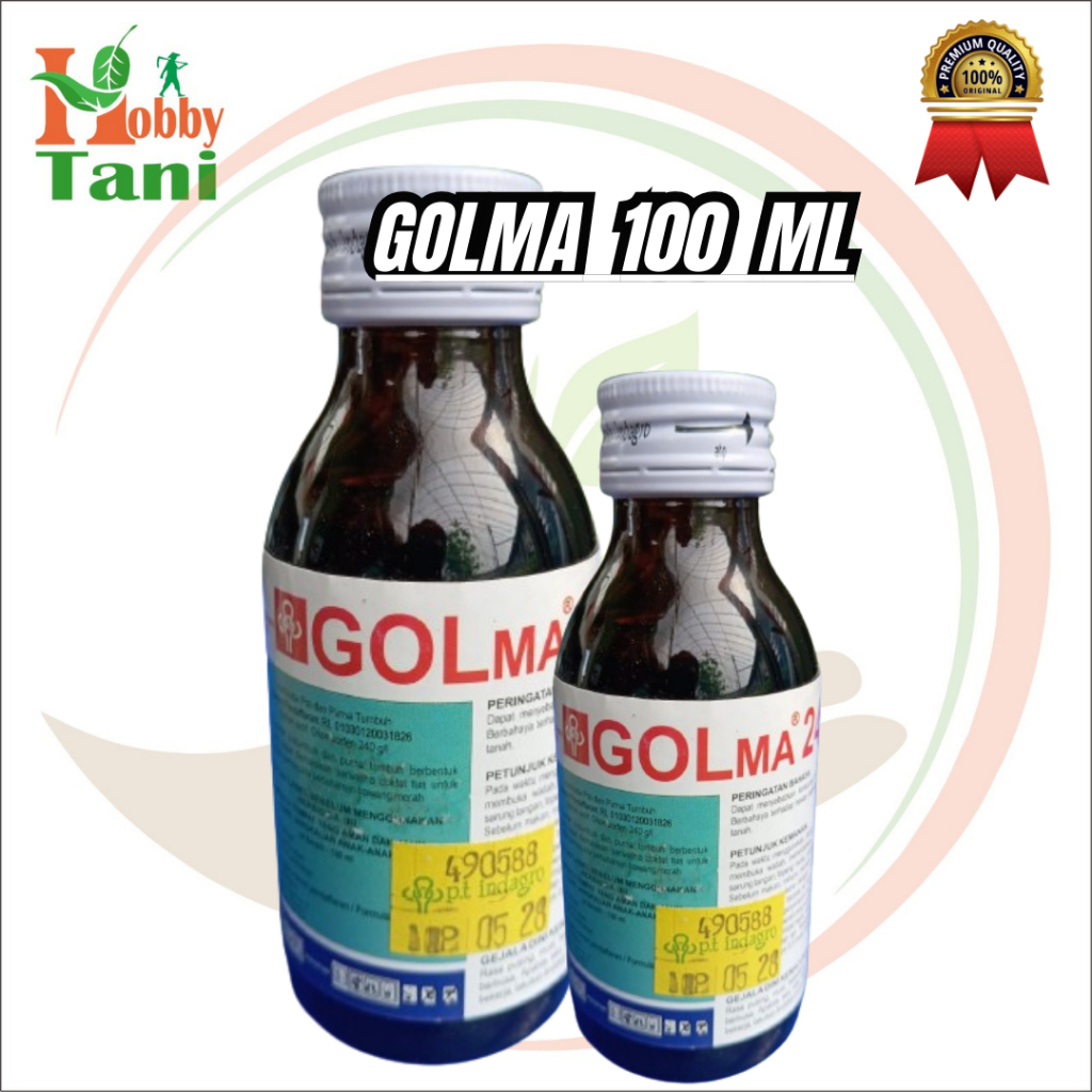 GOLma 240 ec 100ml gol ma Herbisida Pra Tumbuh Untuk biji Rumput Agar Tidak Tumbuh