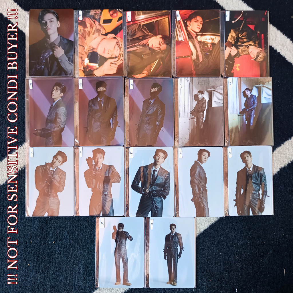 PC WONWOO VERNON BOOKLET ATTACCA PHOTOCARD SEVENTEEN PC SVT