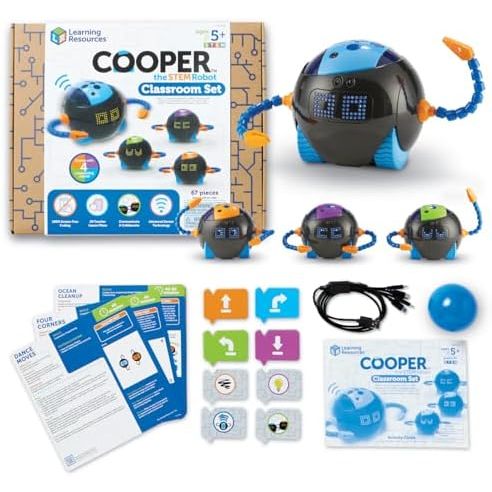 Learning Resources Cooper The STEM Robot - Coding for Kids, Building Toys, Robotics Kids