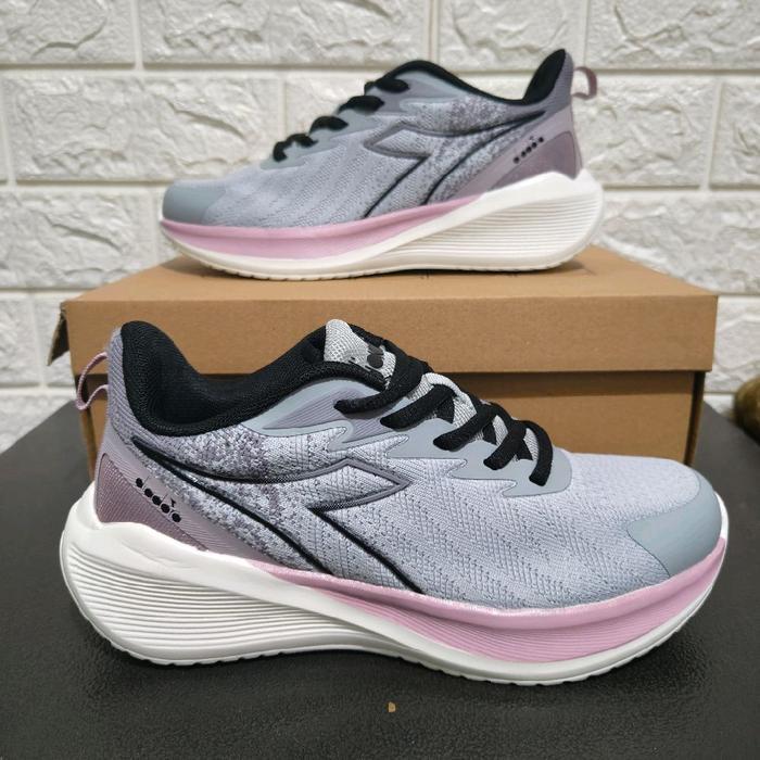 Sepatu lari wanita Diadora Nerea Women's Running Shoes - Lilac - ORIGINAL