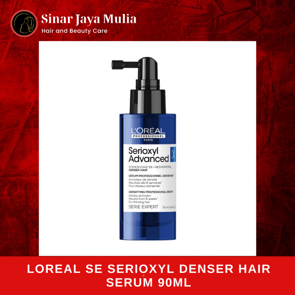 Loreal SE Serioxyl Denser Hair Serum 90ml - Serum Rambut Tipis & Rontok/Perawatan Rambut
